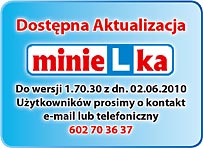 Dost�pna aktualizacja Minielki