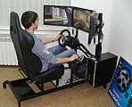 3 monitory - Symulator Minielka
