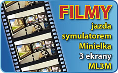 Filmy z jazdy symulatorem